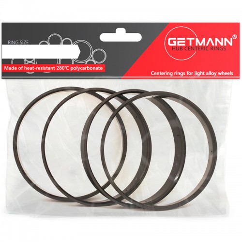 Центровочные кольца Комплект центровочных колец Getmann 70.4х56.6 Термопластик 280°C